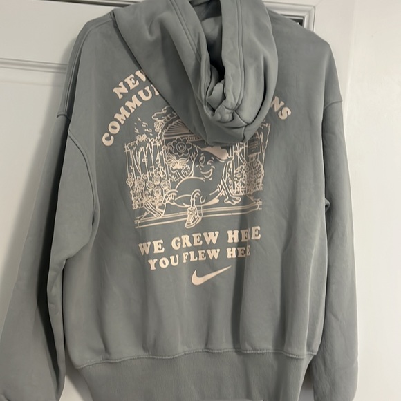 blue Nike vintage hoodie - Picture 2 of 3